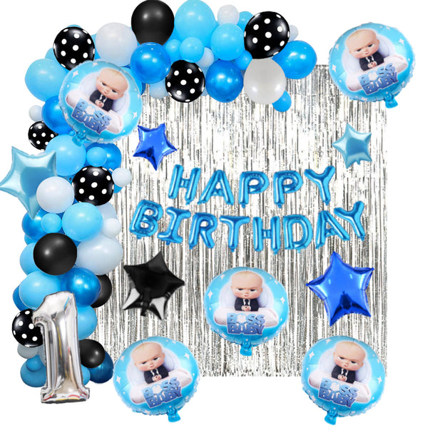 Boss Baby Theme Birthday Party Decorations Full Set of Balloons &amp; Items