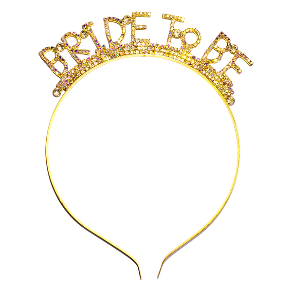 Bride to be Metallic Shiny Headband