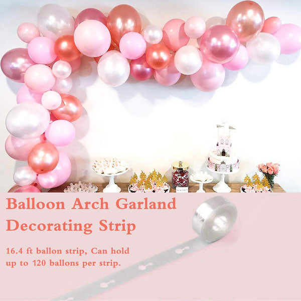 Balloon Arch Garland Decorating Strip Kit (Including 1 Roll 16.4ft