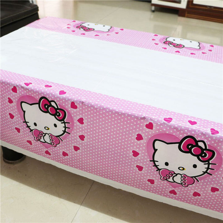 Kitty Theme Table Cover