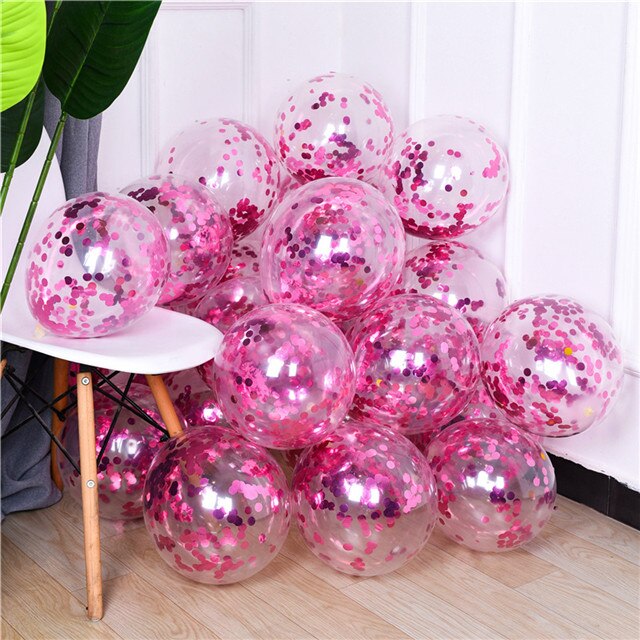 Light Pink Confetti Balloons