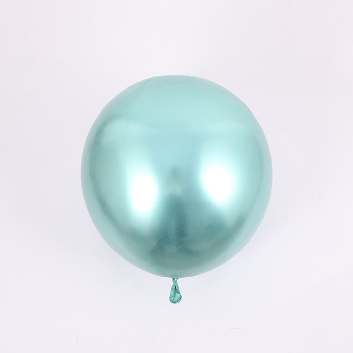 Chrome Metallic Balloons Sea Green