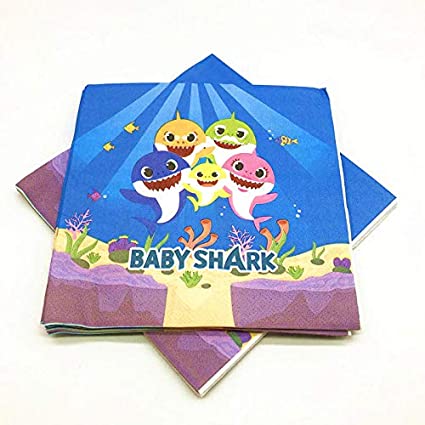 Cartoon Theme Party Tissue Paper / Tissue Napkins Paper  - 20 Pcs Pack