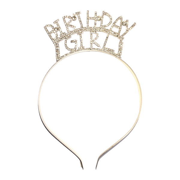 Birthday Girl Metallic Headband