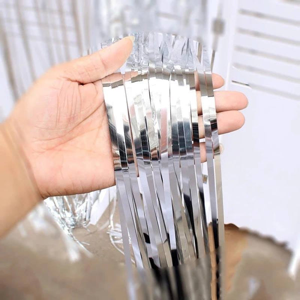 Silver Foil Curtains