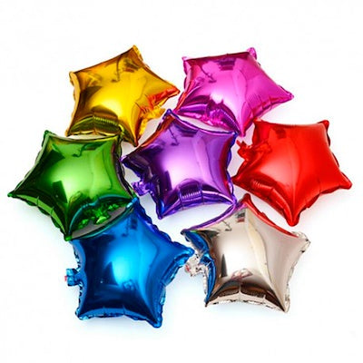 Star/Heart foil balloons