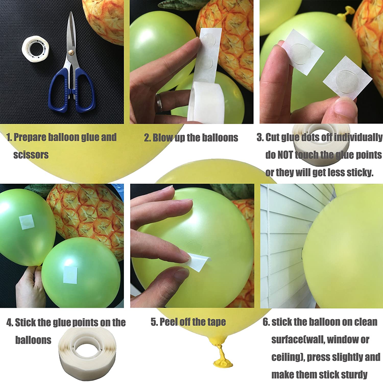 Removable Adhesive Double Side Glue Dots For Balloons 100 Dots removable-adhesive-double-side-glue-dots-for-balloons-100-dots