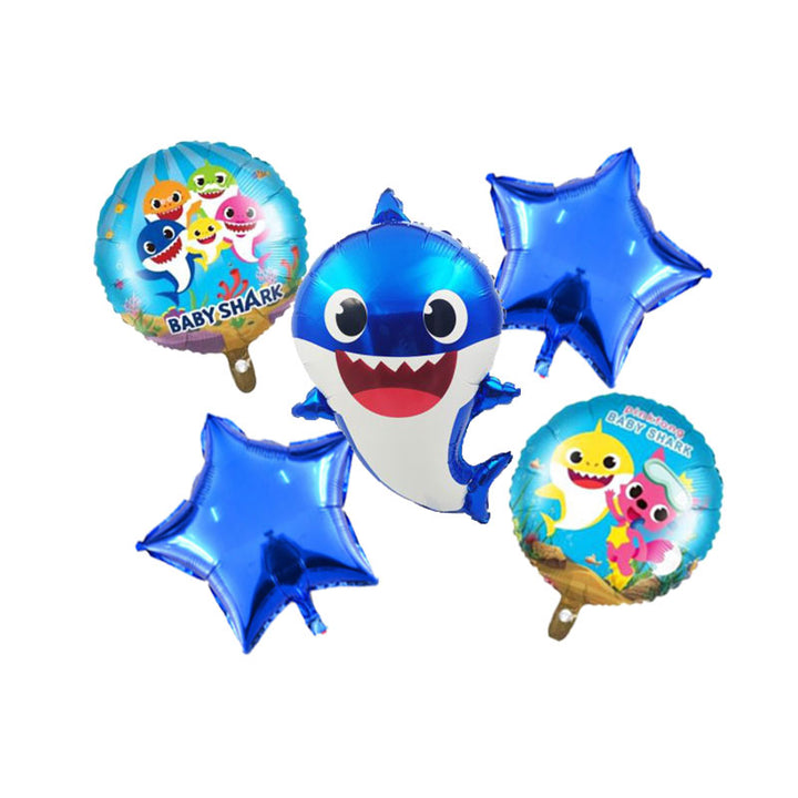 Baby-Shark Theme Foil Balloons