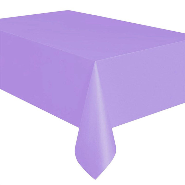 Purple Plastic Table Covers