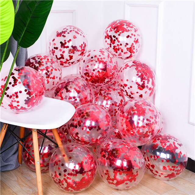Red Confetti Balloons