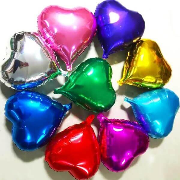 Star/Heart foil balloons