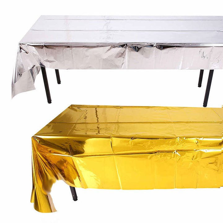 Foil Table Cover for Parties